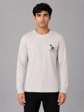 MATALINO Embroidered Full Sleeve T-Shirt – Off White
