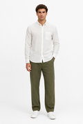 MATALINO Shirt – Textured Stripe, OFF White