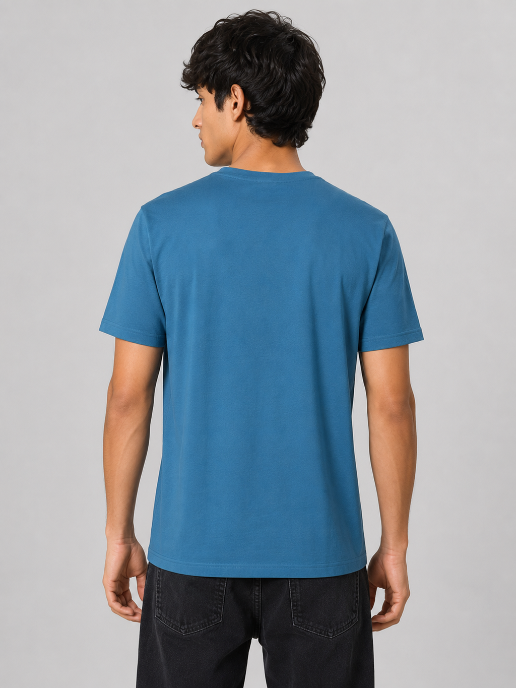 MATALINO T-Shirt – Crew Neck, Teal Blue