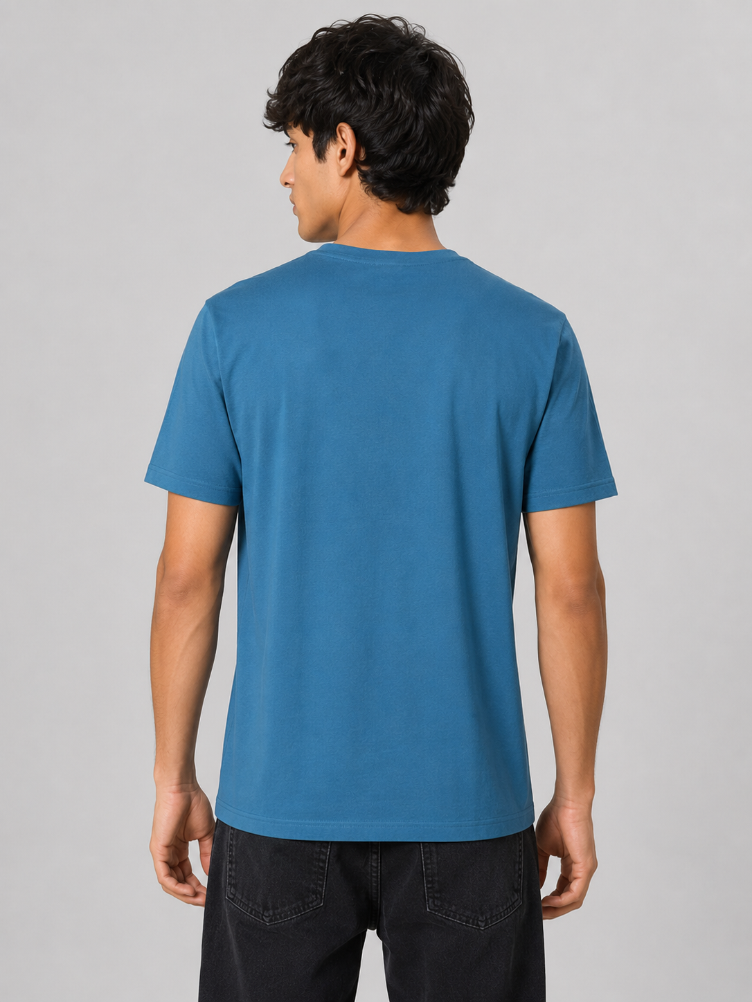 MATALINO T-Shirt – Crew Neck, Teal Blue
