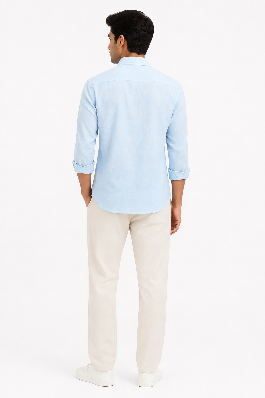 MATALINO Shirt – Cotton Blend, Sky Blue