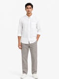 MATALINO Shirt – Textured Stripe, White
